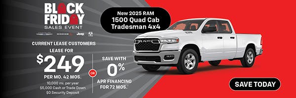 New 2025 Ram 1500 Quad Cab Tradesman 4×4 | Jack CDJR