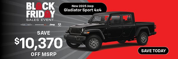 New 2025 Jeep Gladiator Sport 4×4 | Jack CDJR