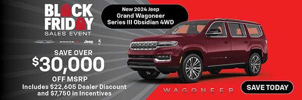 New 2024 Jeep Grand Wagoneer Series III Obsidian 4WD | Jack CDJR