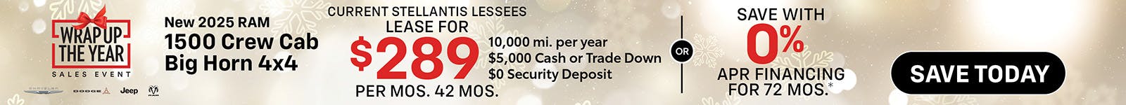 New 2025 Ram 1500 Crew Cab Big Horn 4×4