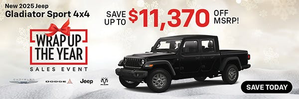 New 2025 Jeep Gladiator Sport 4×4 | Jack CDJR