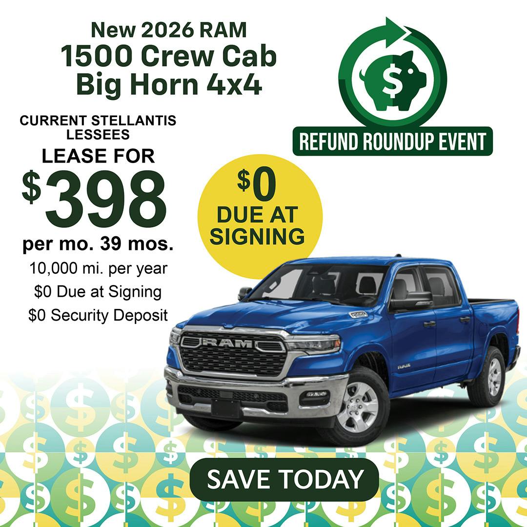 New 2026 Ram 1500 Crew Cab Big Horn 4×4 | Jack CDJR