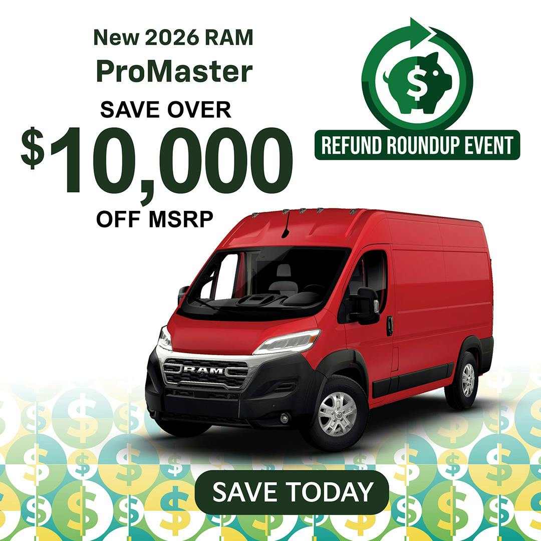 New 2026 Ram ProMaster 1500 | Jack CDJR