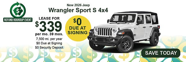 New 2026 Jeep Wrangler Sport S 4×4 | Jack CDJR