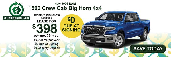 New 2026 Ram 1500 Crew Cab Big Horn 4×4 | Jack CDJR