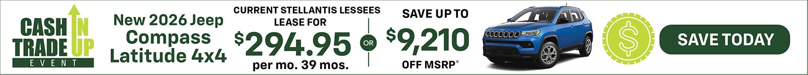 New 2026 Jeep Compass Latitude 4×4