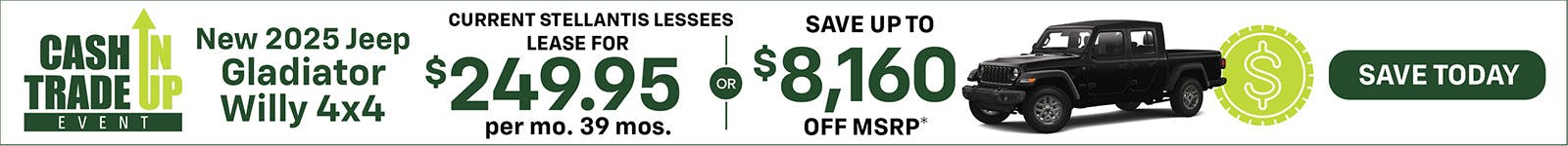 New 2025 Jeep Gladiator Willys 4×4