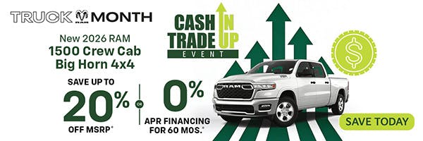 New 2026 RAM 1500 Crew Cab Big Horn 4×4 | Jack CDJR