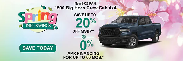 New 2026 Ram 1500 Big Horn Crew Cab 4×4 | Jack CDJR