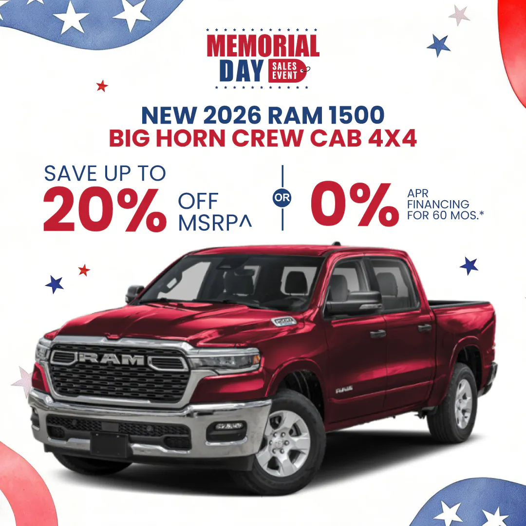 New 2026 Ram 1500 Big Horn Crew Cab 4×4 | Jack CDJR