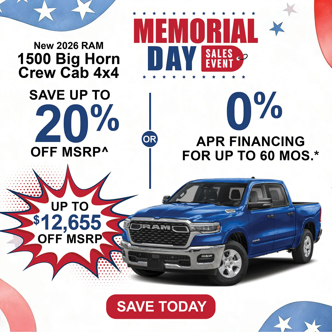 New 2026 Ram 1500 Big Horn Crew Cab 4×4 | Jack CDJR