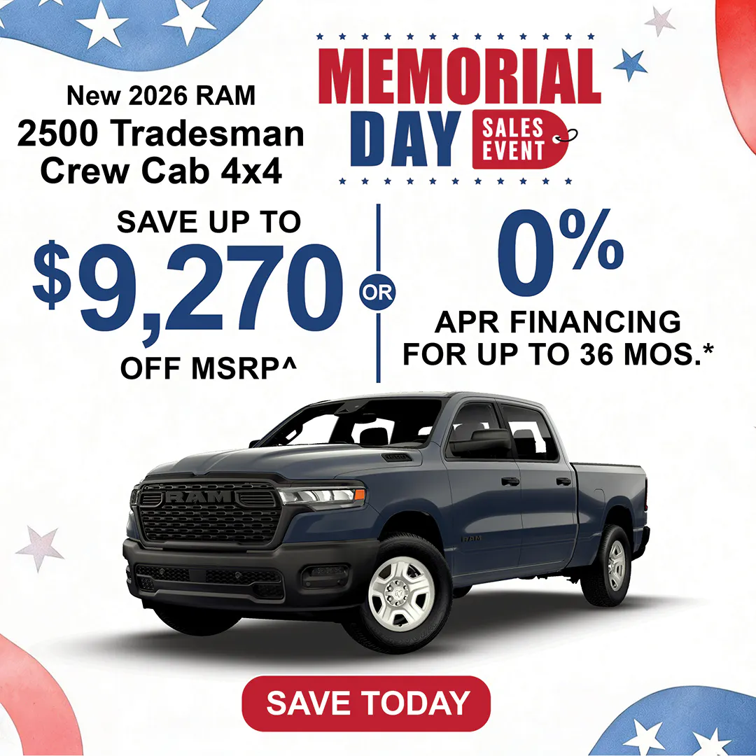 New 2026 Ram 2500 Tradesman Crew Cab 4×4 | Jack CDJR