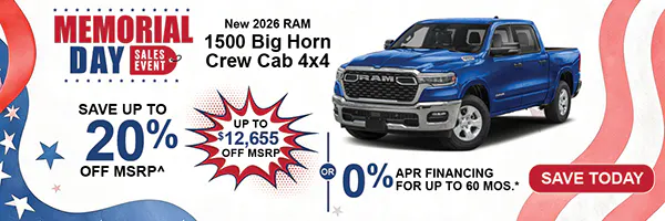 New 2026 Ram 1500 Big Horn Crew Cab 4×4 | Jack CDJR