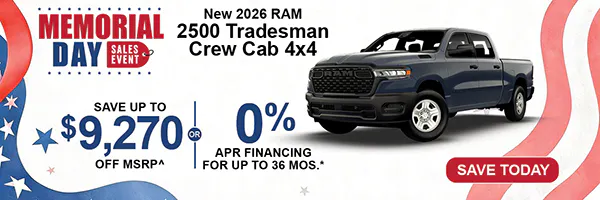 New 2026 Ram 2500 Tradesman Crew Cab 4×4 | Jack CDJR
