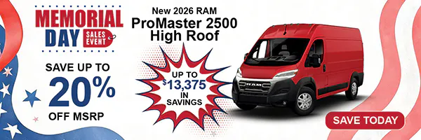 New 2026 Ram ProMaster 2500 High Roof | Jack CDJR