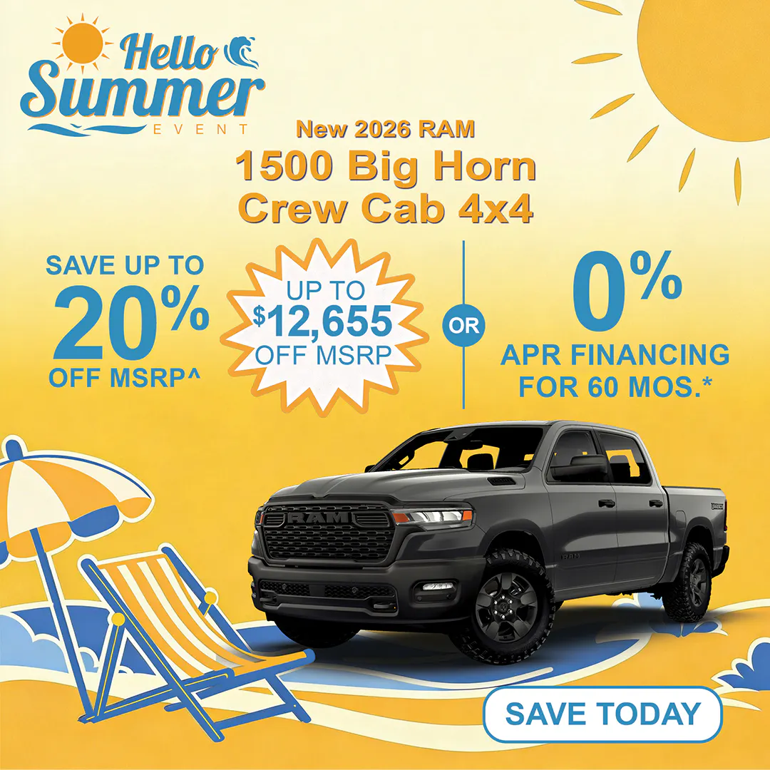 New 2026 Ram 1500 Big Horn Crew Cab 4×4 | Jack CDJR