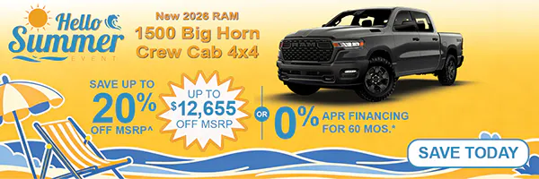 New 2026 Ram 1500 Big Horn Crew Cab 4×4 | Jack CDJR