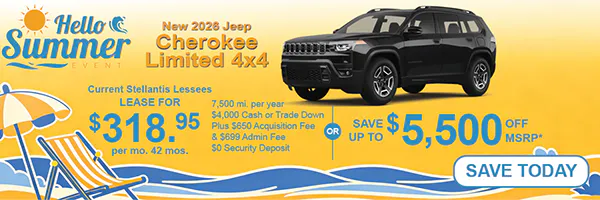 New 2026 Jeep Cherokee Limited 4×4 | Jack CDJR