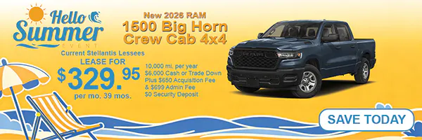 New 2026 Ram 1500 Big Horn Crew Cab 4×4 | Jack CDJR