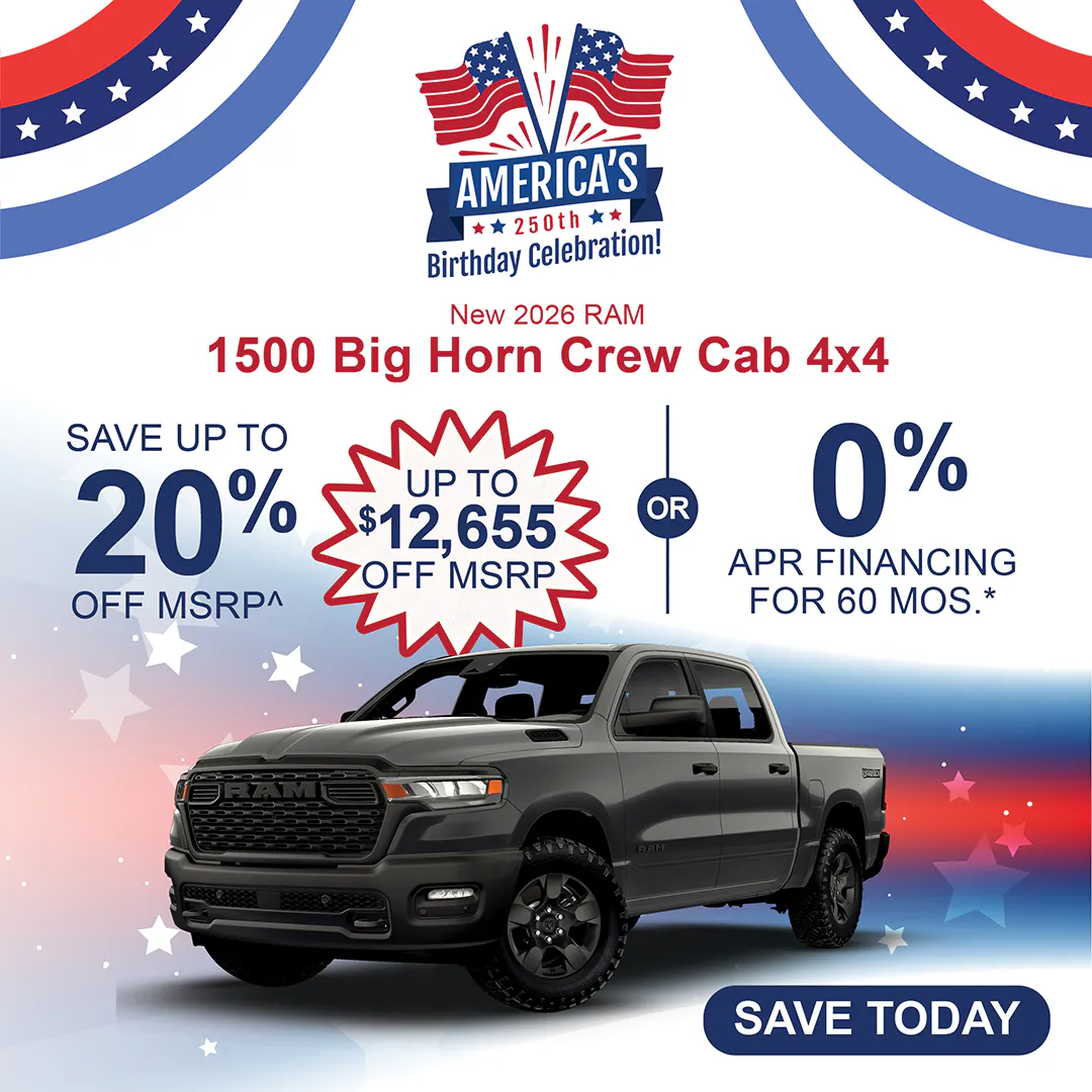 New 2026 Ram 1500 Big Horn Crew Cab 4×4 | Jack CDJR