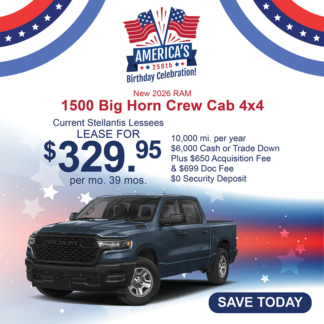 New 2026 Ram 1500 Big Horn Crew Cab 4×4 | Jack CDJR