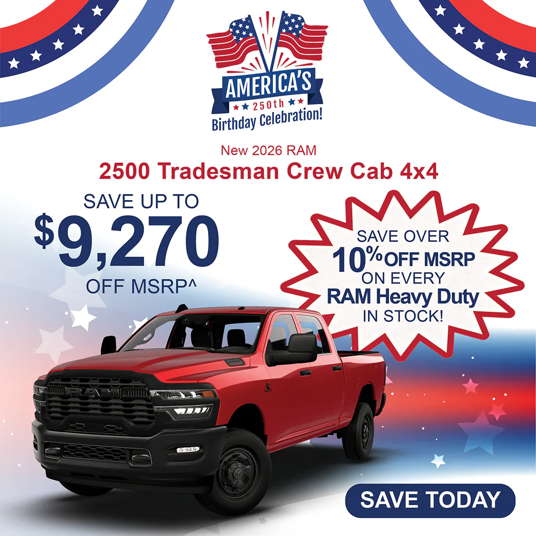 New 2026 Ram 2500 Tradesman Crew Cab 4×4 | Jack CDJR