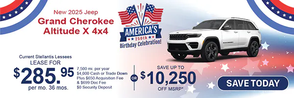 New 2025 Jeep Grand Cherokee Altitude X 4×4 | Jack CDJR