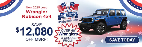 New 2025 Jeep Wrangler Rubicon 4×4 | Jack CDJR