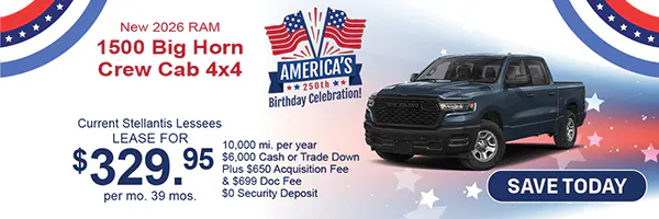 New 2026 Ram 1500 Big Horn Crew Cab 4×4 | Jack CDJR