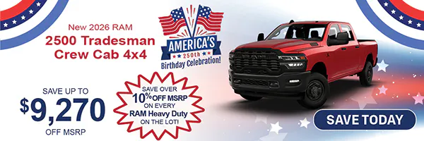 New 2026 Ram 2500 Tradesman Crew Cab 4×4 | Jack CDJR
