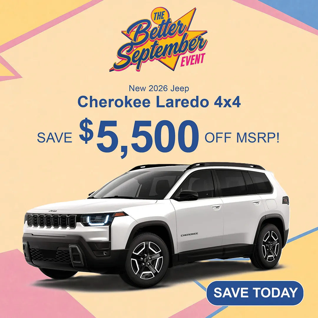 New 2026 Jeep Cherokee Laredo 4×4 | Jack CDJR