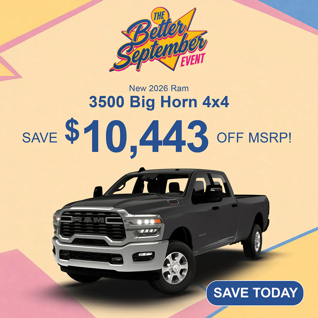 New 2026 Ram 3500 Big Horn 4×4 | Jack CDJR