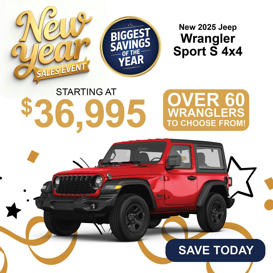 New 2025 Jeep Wrangler Sport S 4×4 | Jack CDJR