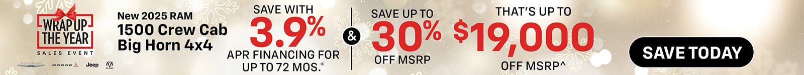 New 2025 Ram 1500 Crew Cab Big Horn 4×4