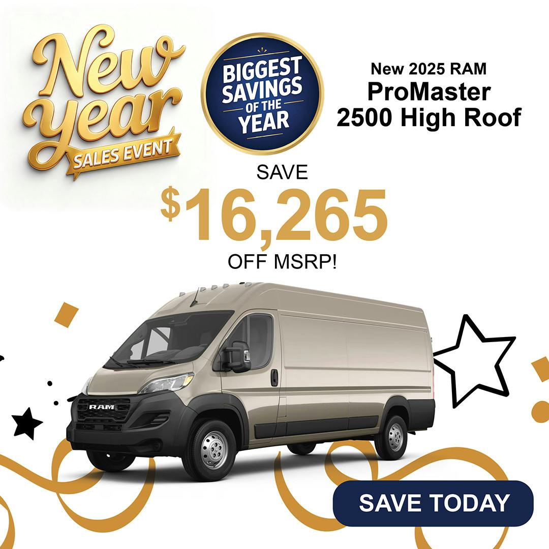 New 2025 Ram ProMaster 2500 High Roof | Jack CDJR