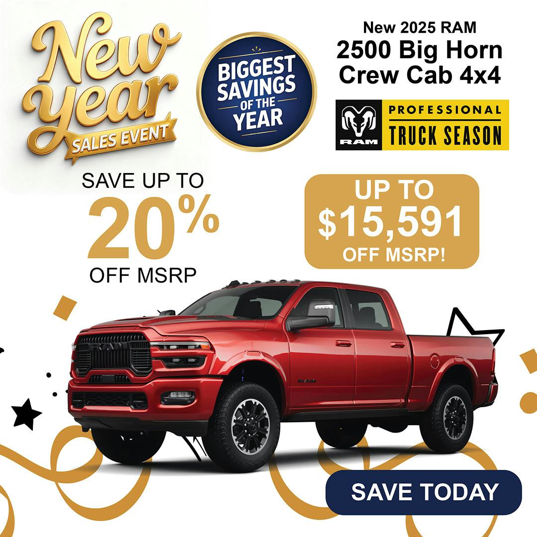 New 2025 Ram 2500 Big Horn Crew Cab 4×4 | Jack CDJR