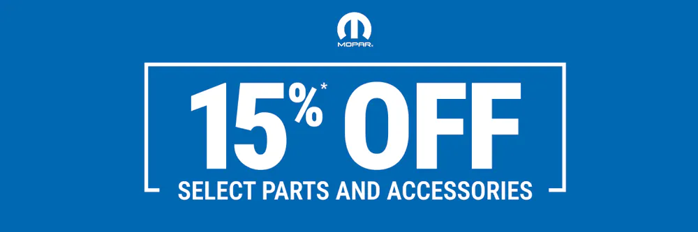 15% Off Select Parts & Accessories | Jacky Jones CDJR