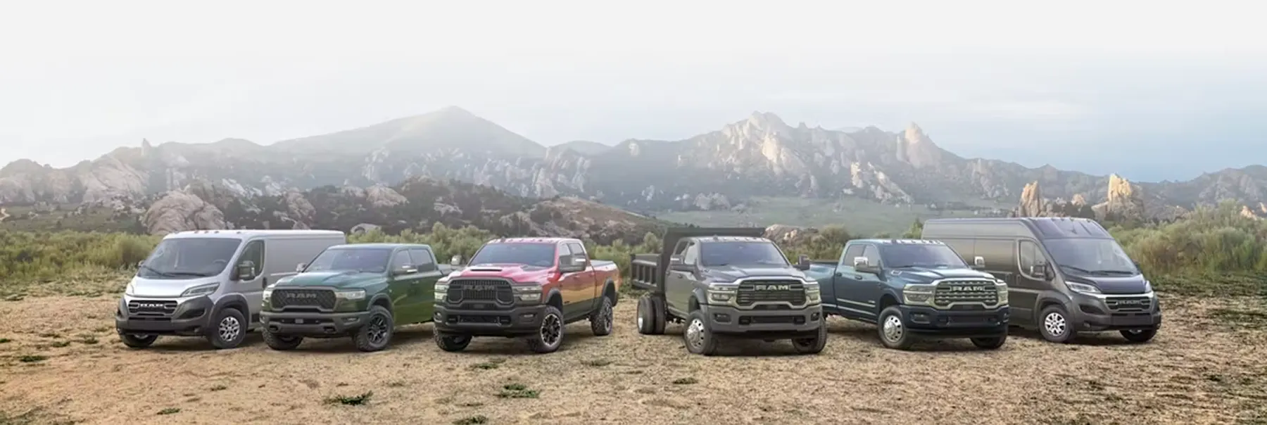 Ram commercial truck and van fleet