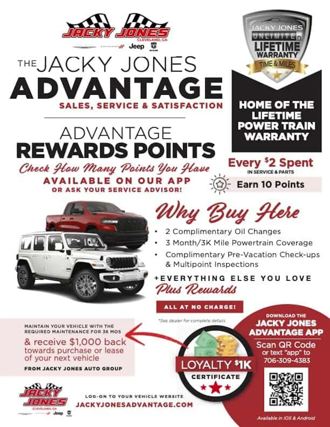 Jacky Jones Advantage program benefits