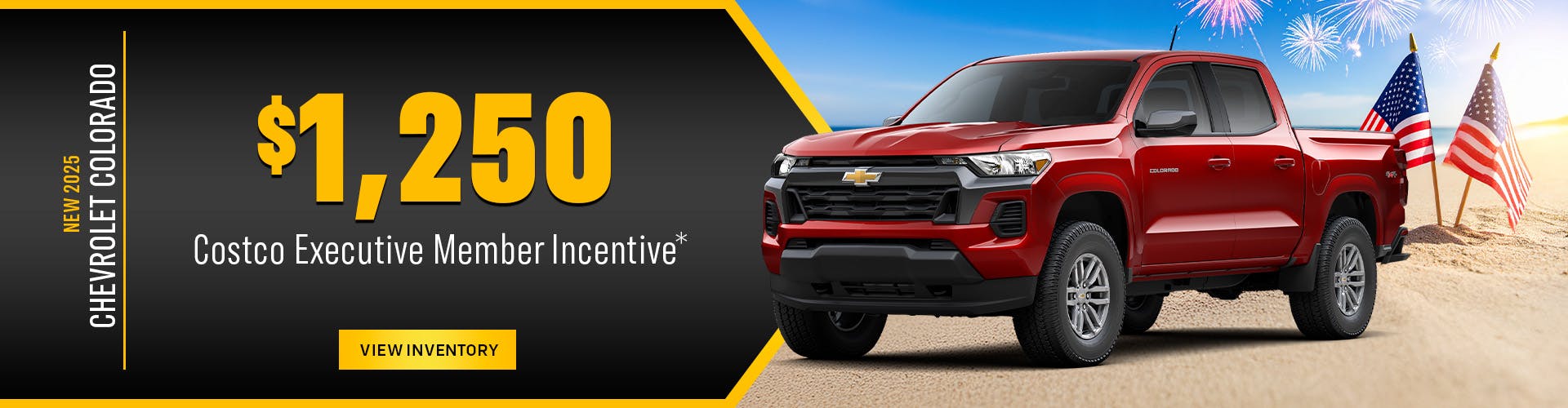 New 2025 Chevrolet Colorado – $1,250 Costco Incentive