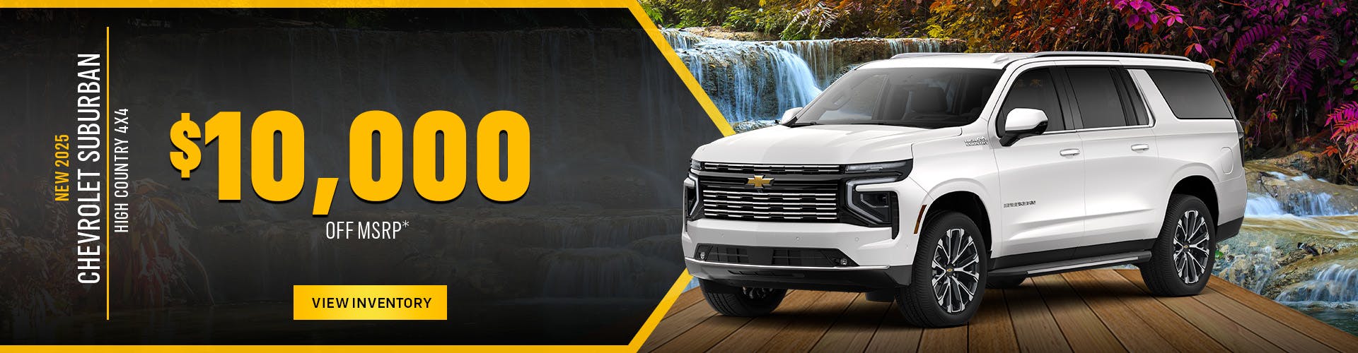 New 2025 Chevrolet Suburban – $10000 Off MSRP