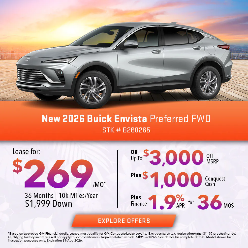 New 2026 Buick Envista Preferred FWD | Joyce Koons Buick GMC