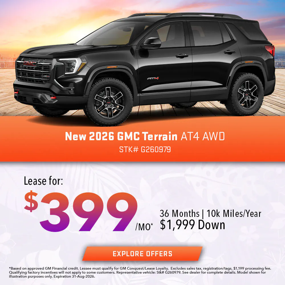 New 2026 GMC Terrain AT4 AWD | Joyce Koons Buick GMC