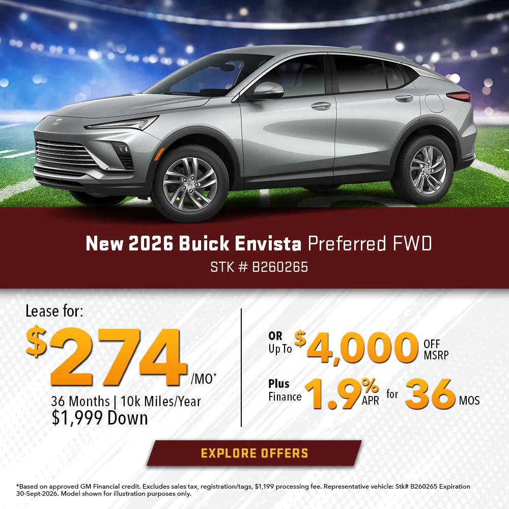 New 2026 Buick Envista Preferred FWD | Joyce Koons Buick GMC
