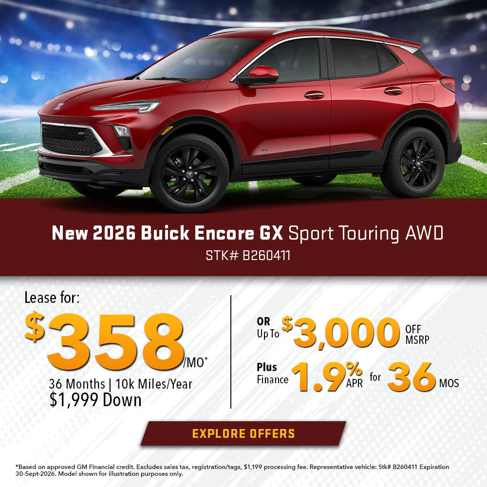 New 2026 Buick Encore GX Sport Touring AWD | Joyce Koons Buick GMC