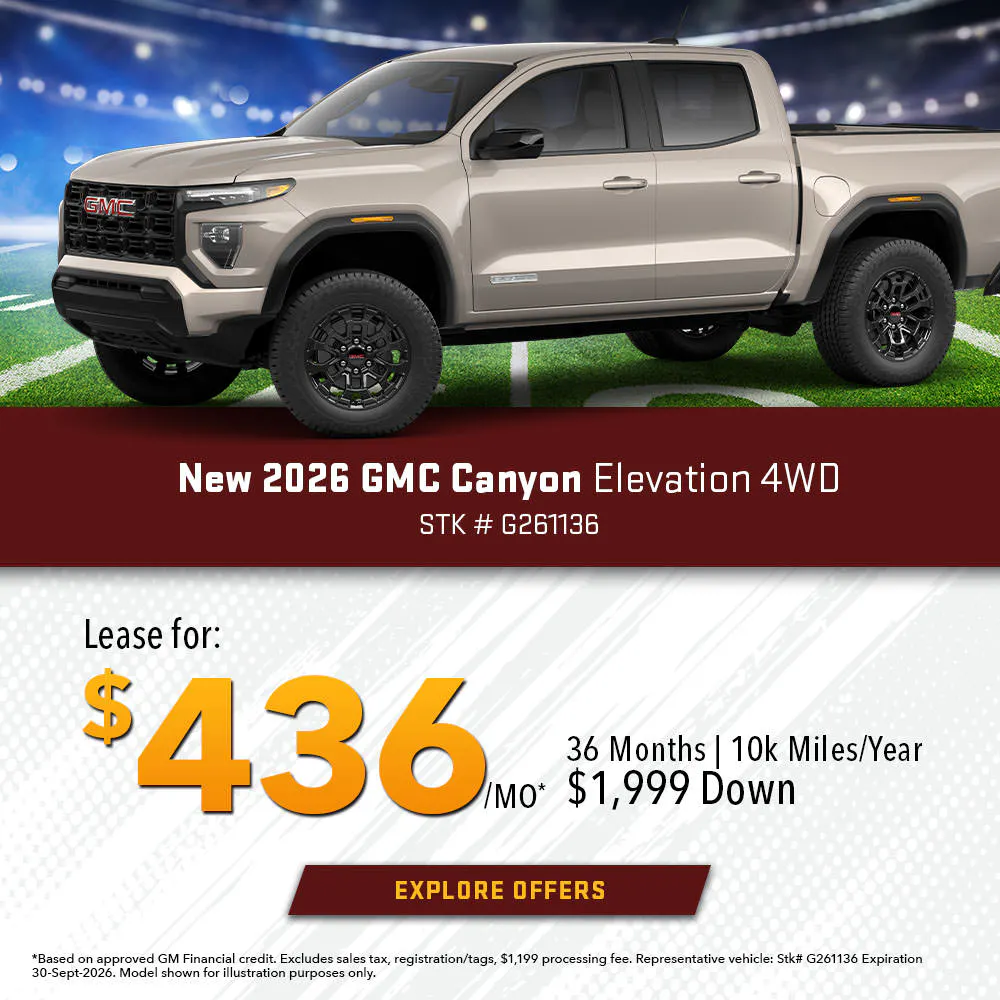 New 2026 GMC Canyon Elevation 4WD | Joyce Koons Buick GMC