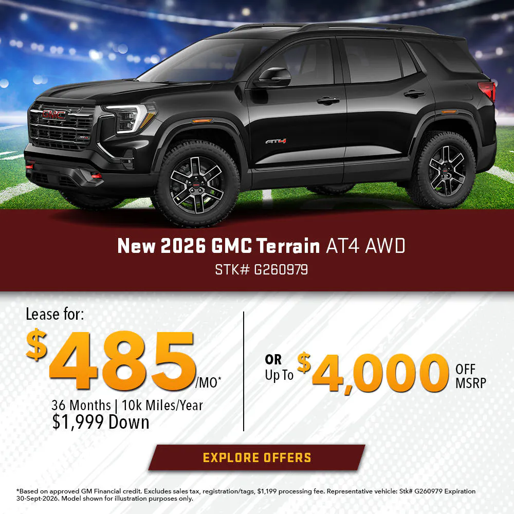 New 2026 GMC Terrain AT4 AWD | Joyce Koons Buick GMC