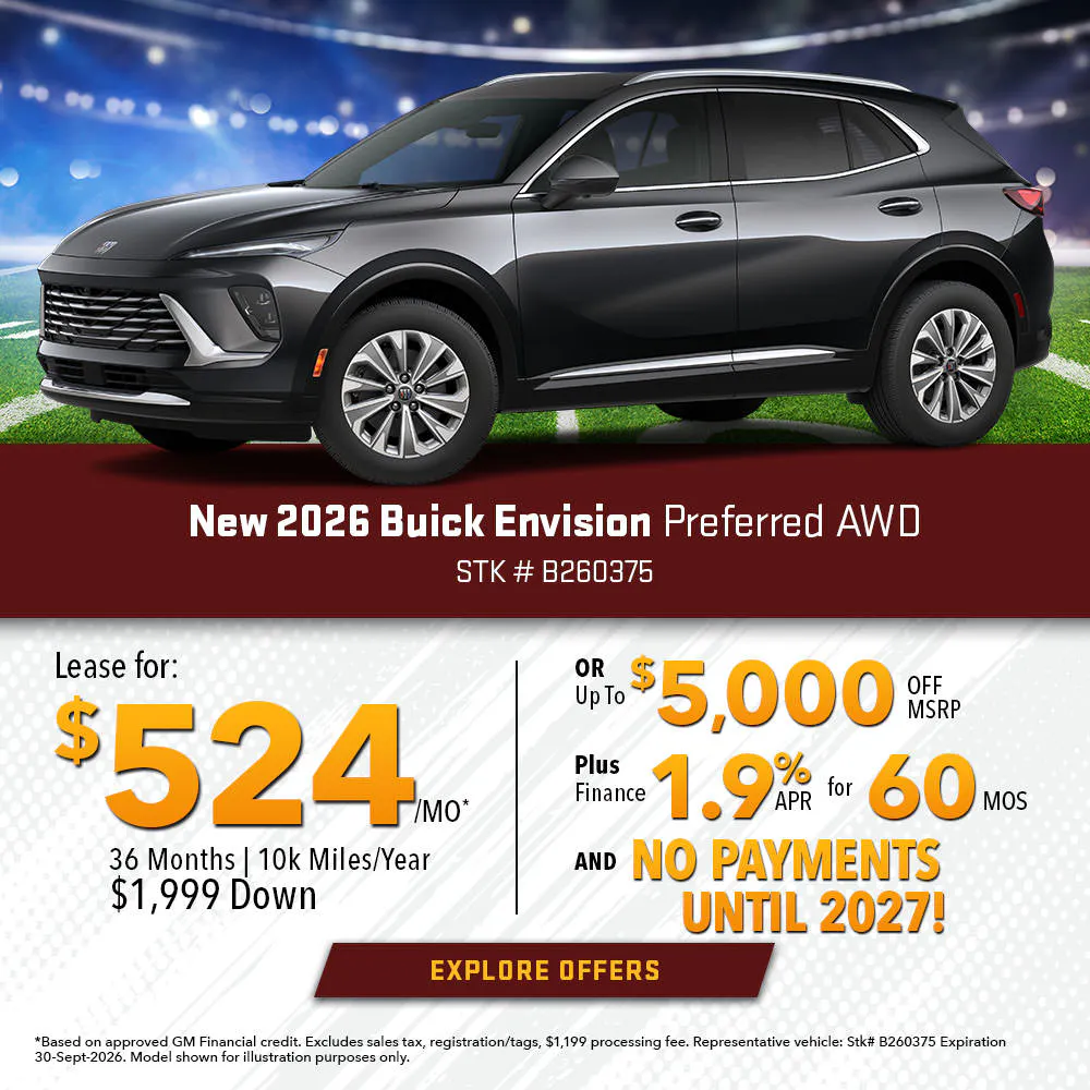 New 2026 Buick Envision Preferred AWD | Joyce Koons Buick GMC