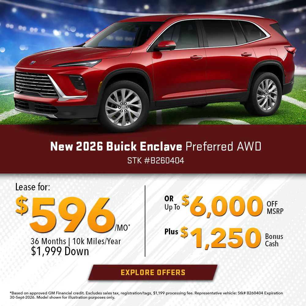New 2026 Buick Enclave Preferred AWD | Joyce Koons Buick GMC
