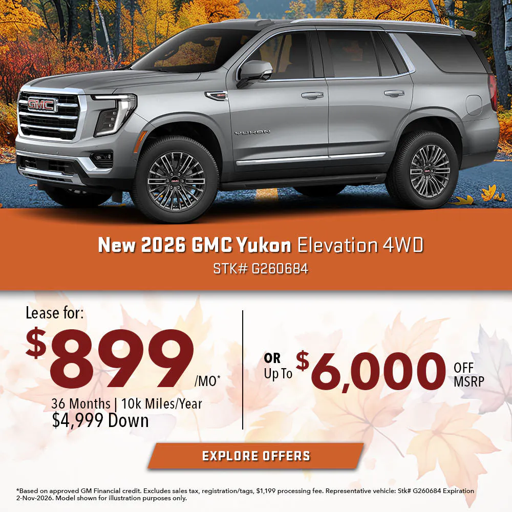 New 2026 GMC Yukon Elevation 4WD | Joyce Koons Buick GMC
